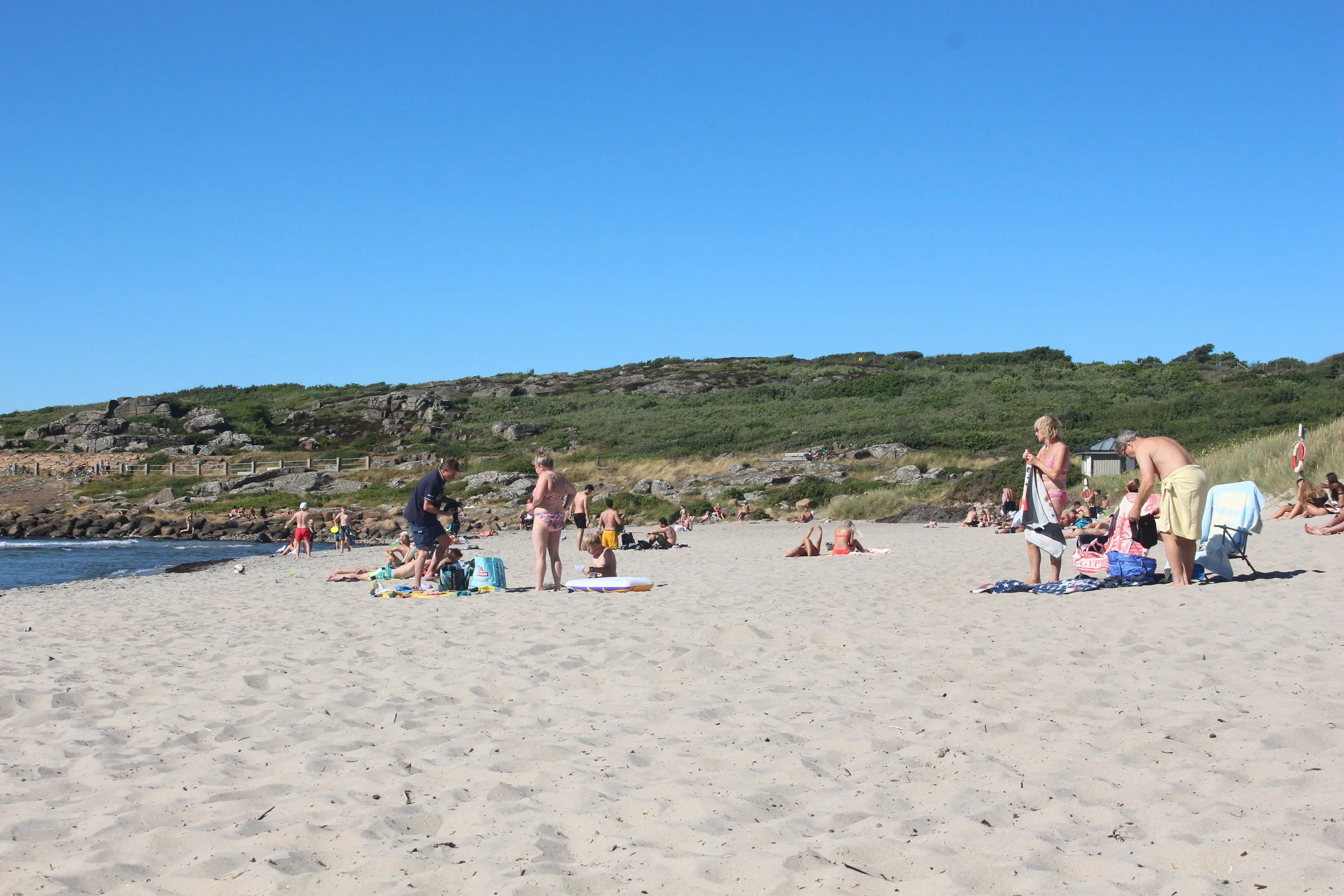 Strendene ved Varberg frister. Foto: Odd Roar Lange