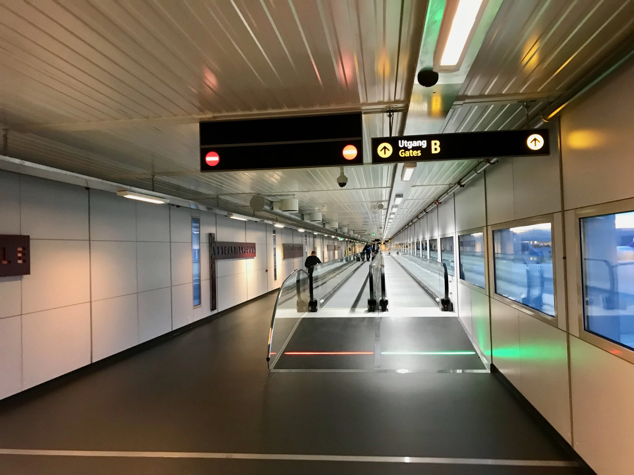 Slik ble det på «den forhatte utgangen» på Gardermoen