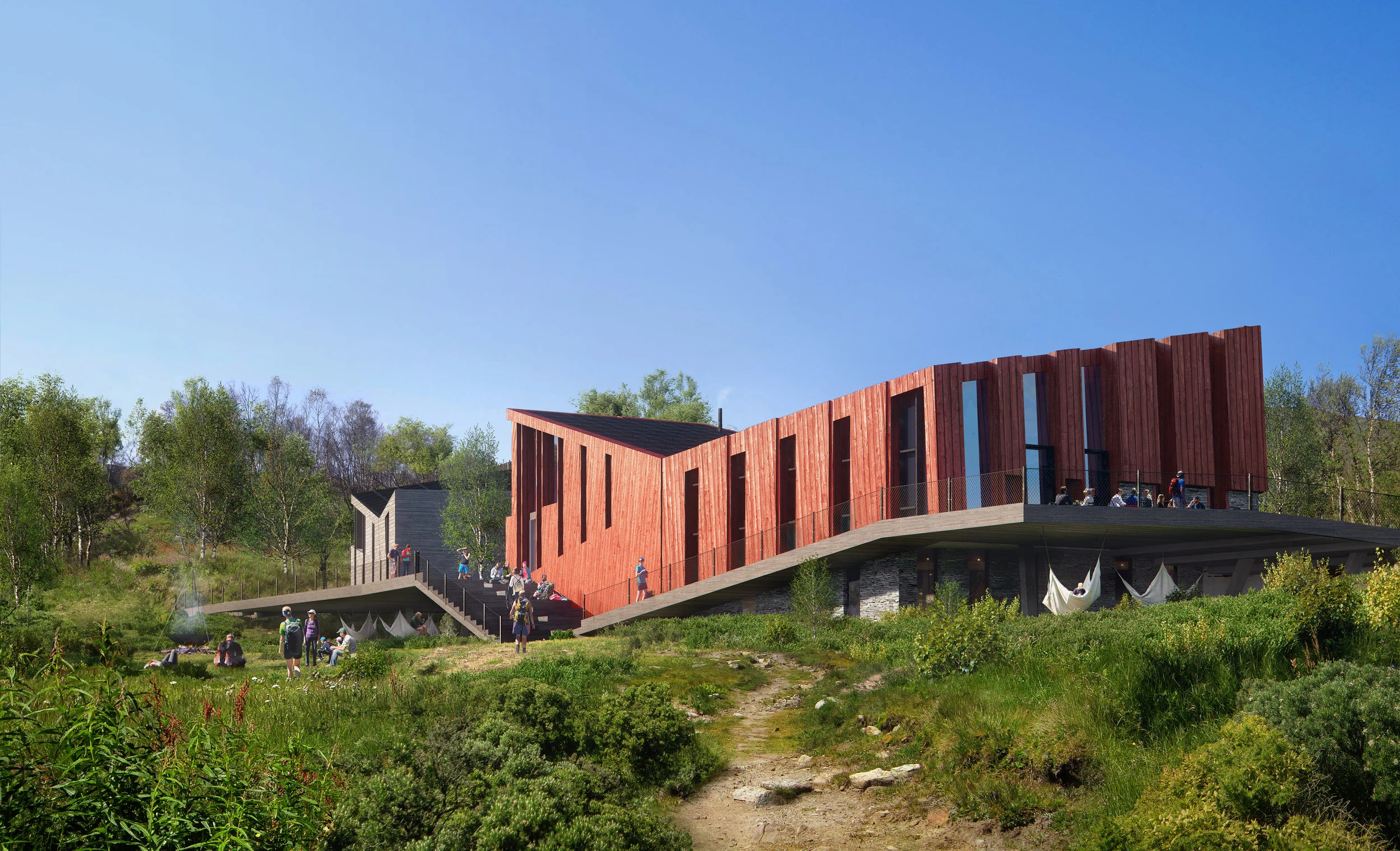 Turistforeningen bygger hytte for barnebarna dine