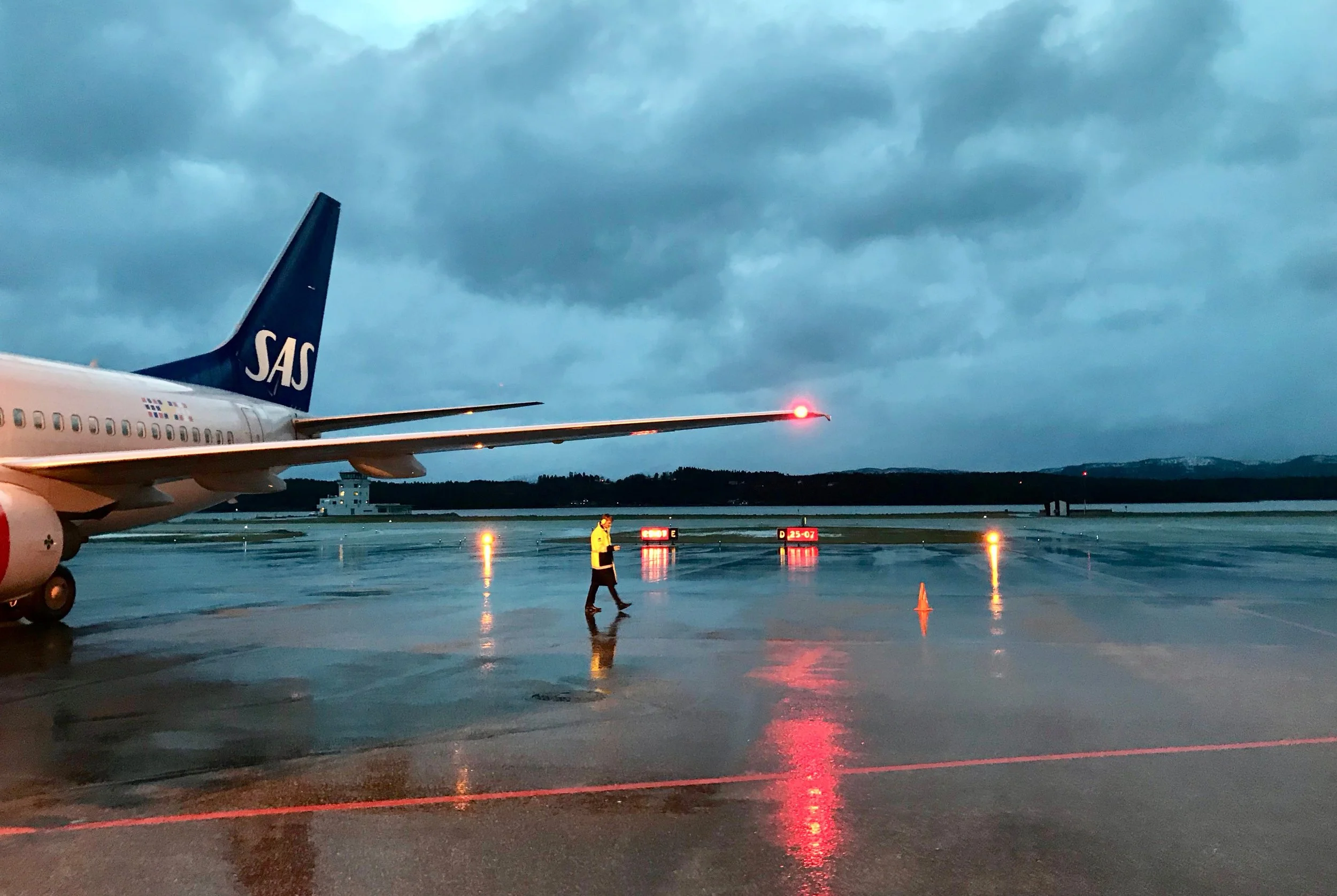 Disse SAS-flyene rammes først av flystreiken