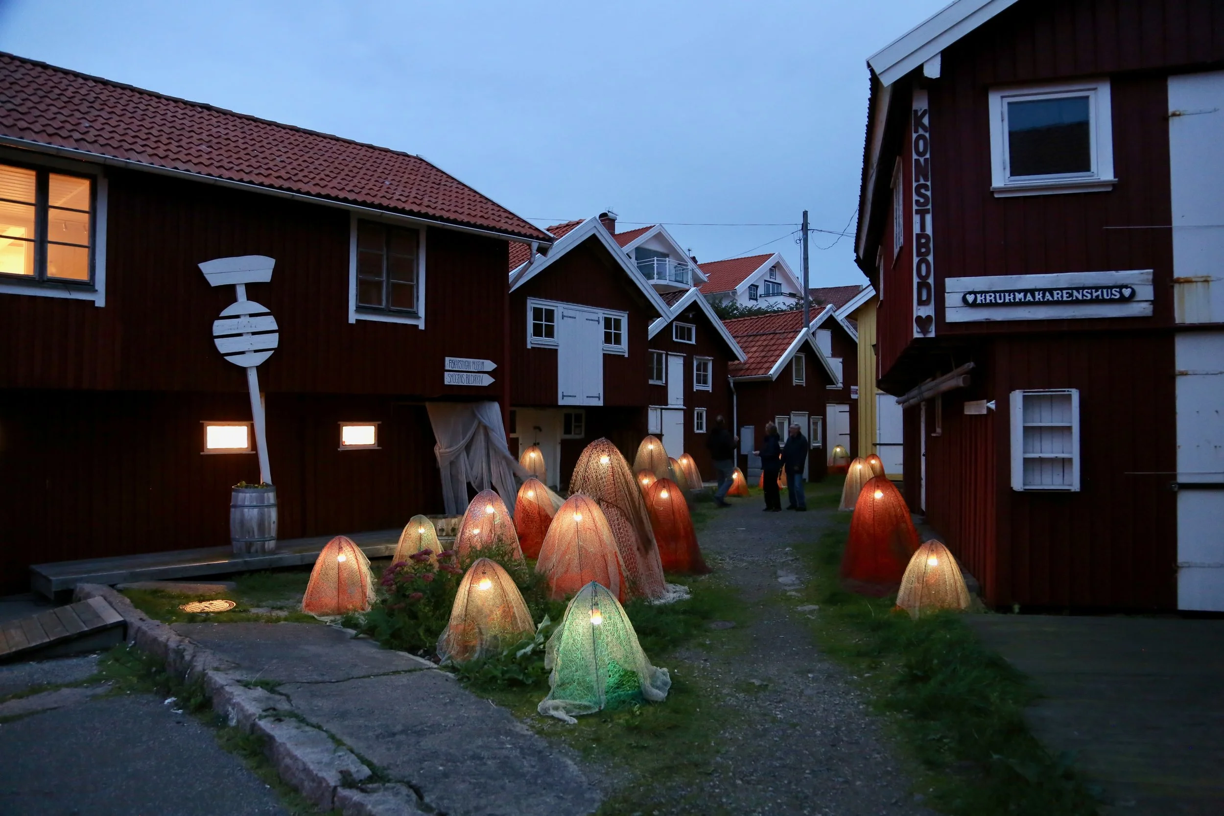 Når det blir mørkt kommer det vakreste lyset til Smögen