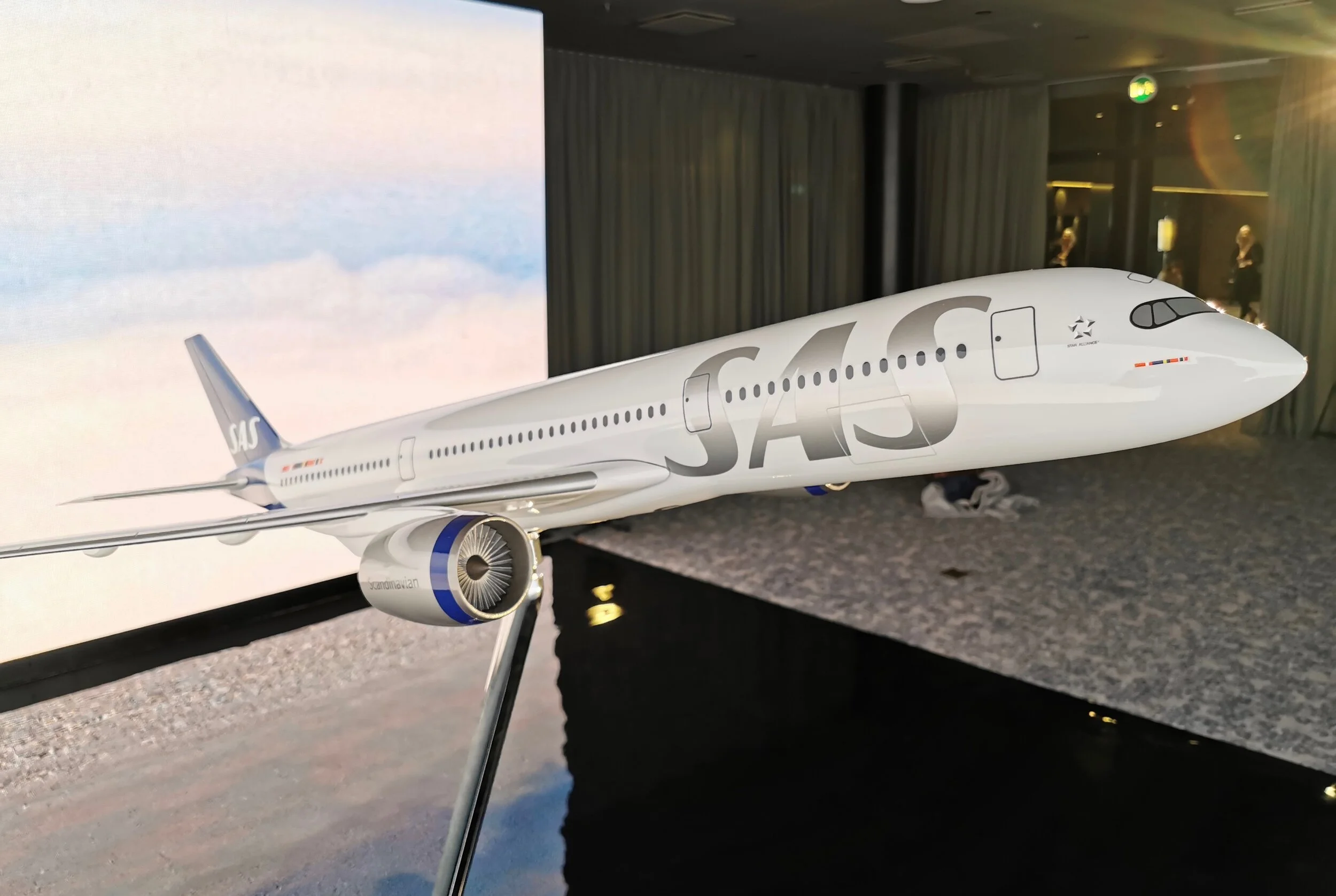 Slik blir de nye flyene fra SAS. Foto: Odd Roar Lange
