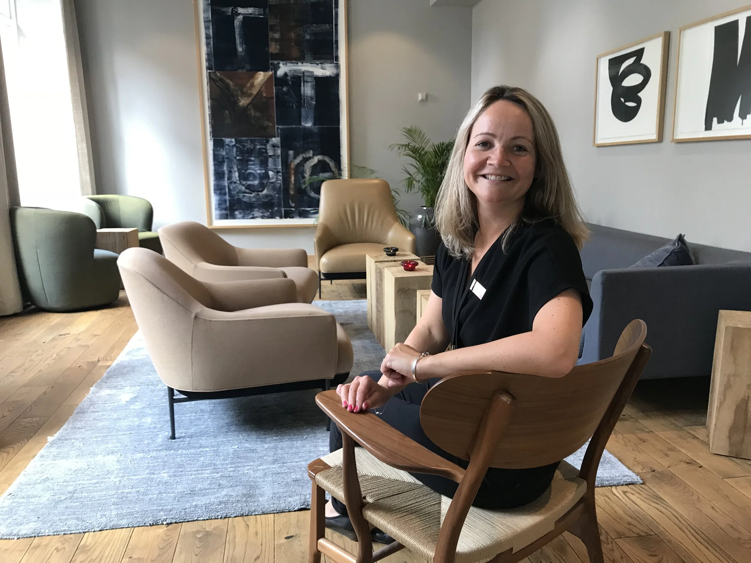 Camilla Espeseth er hotelldirektør ved Brosundet Hotel i Ålesund. Foto: Odd Roar Lange