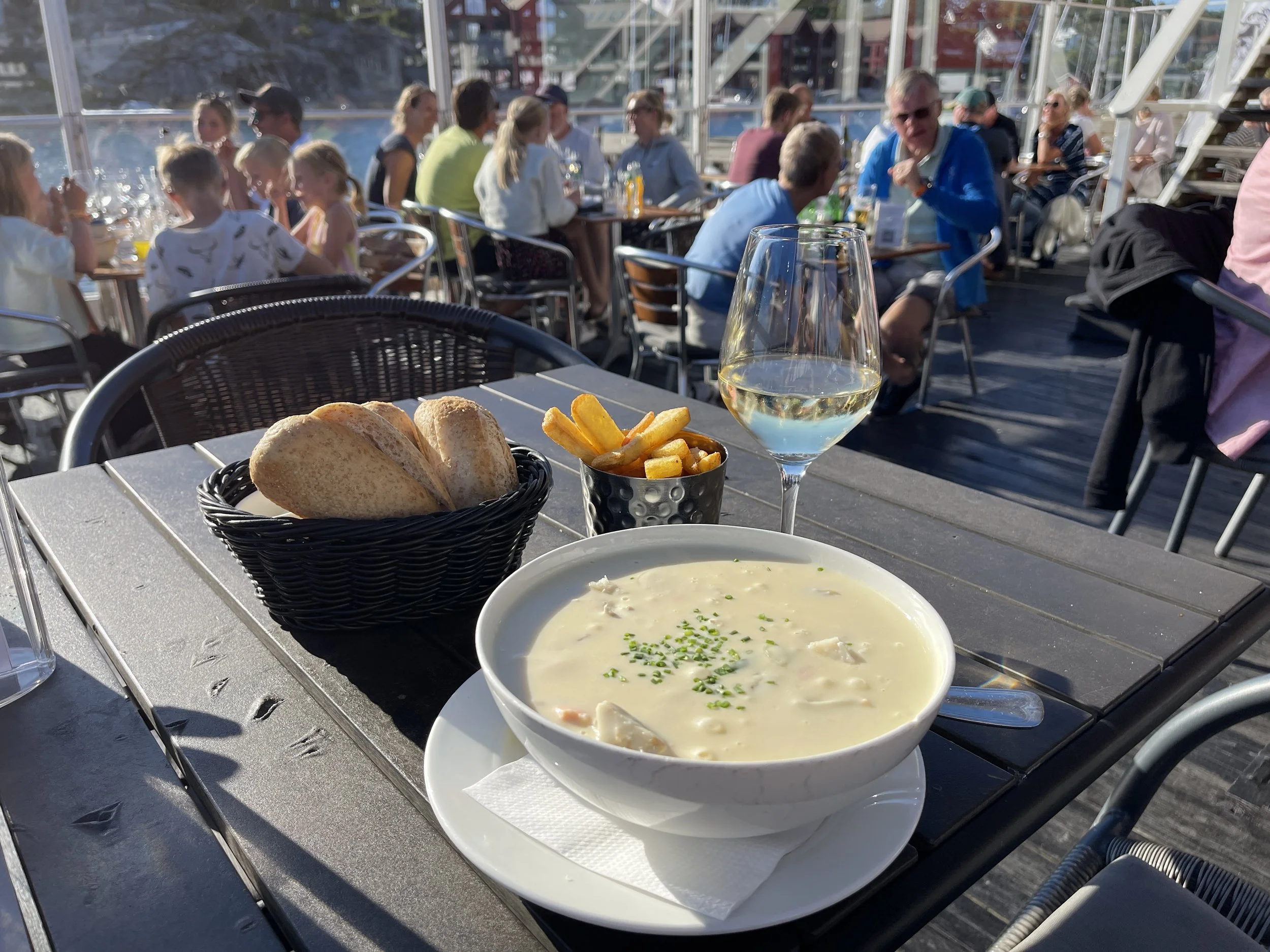 Himmelsk fiskesuppe i Engelsviken