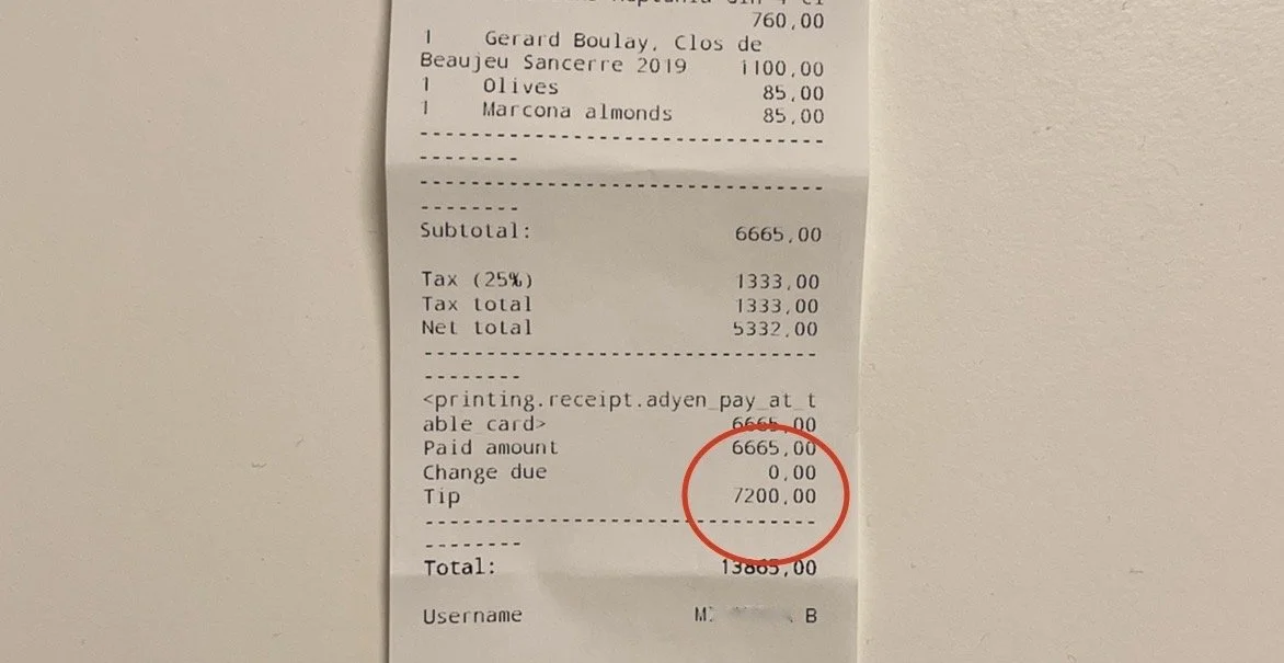- Jeg ga 7200 kroner i tips