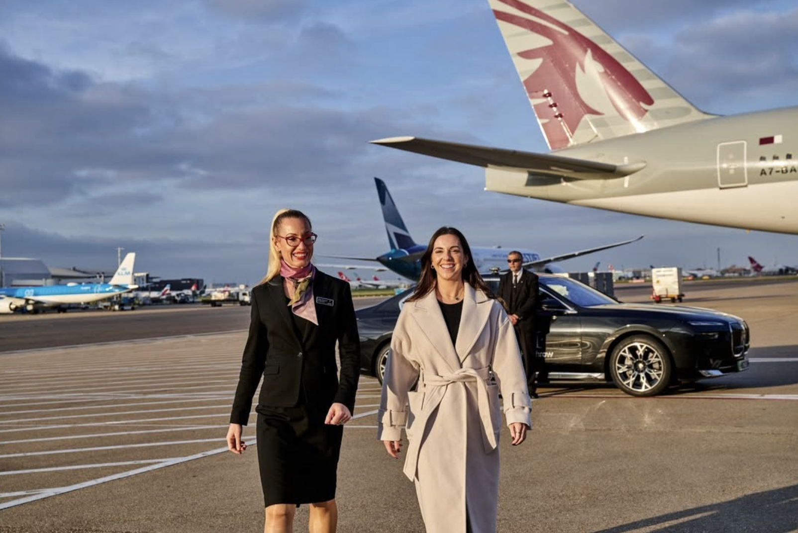 Hemmelig luksus på Heathrow - her flyr de rike
