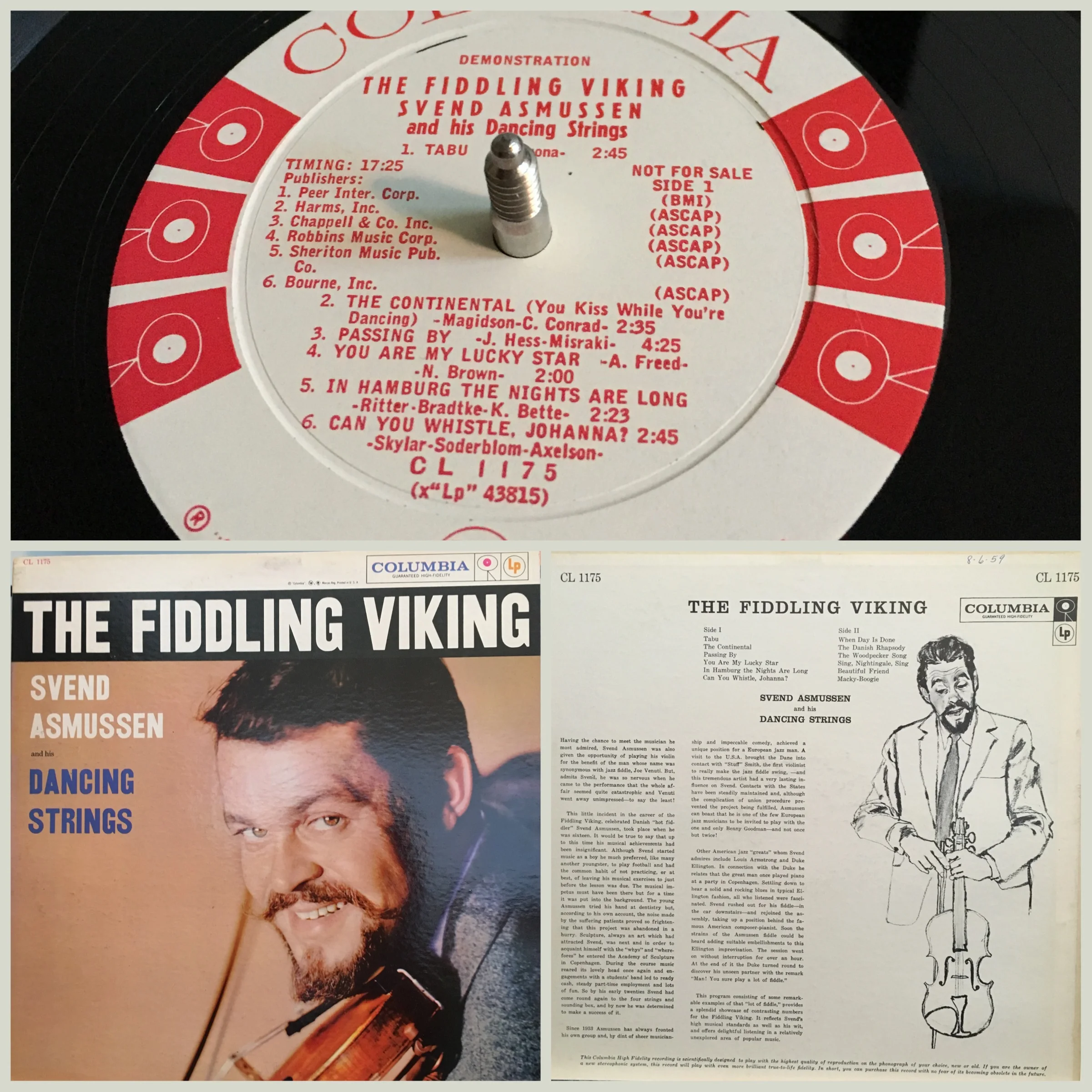 The Fiddling Viking, Svend Asmussen and his Dancing Strings