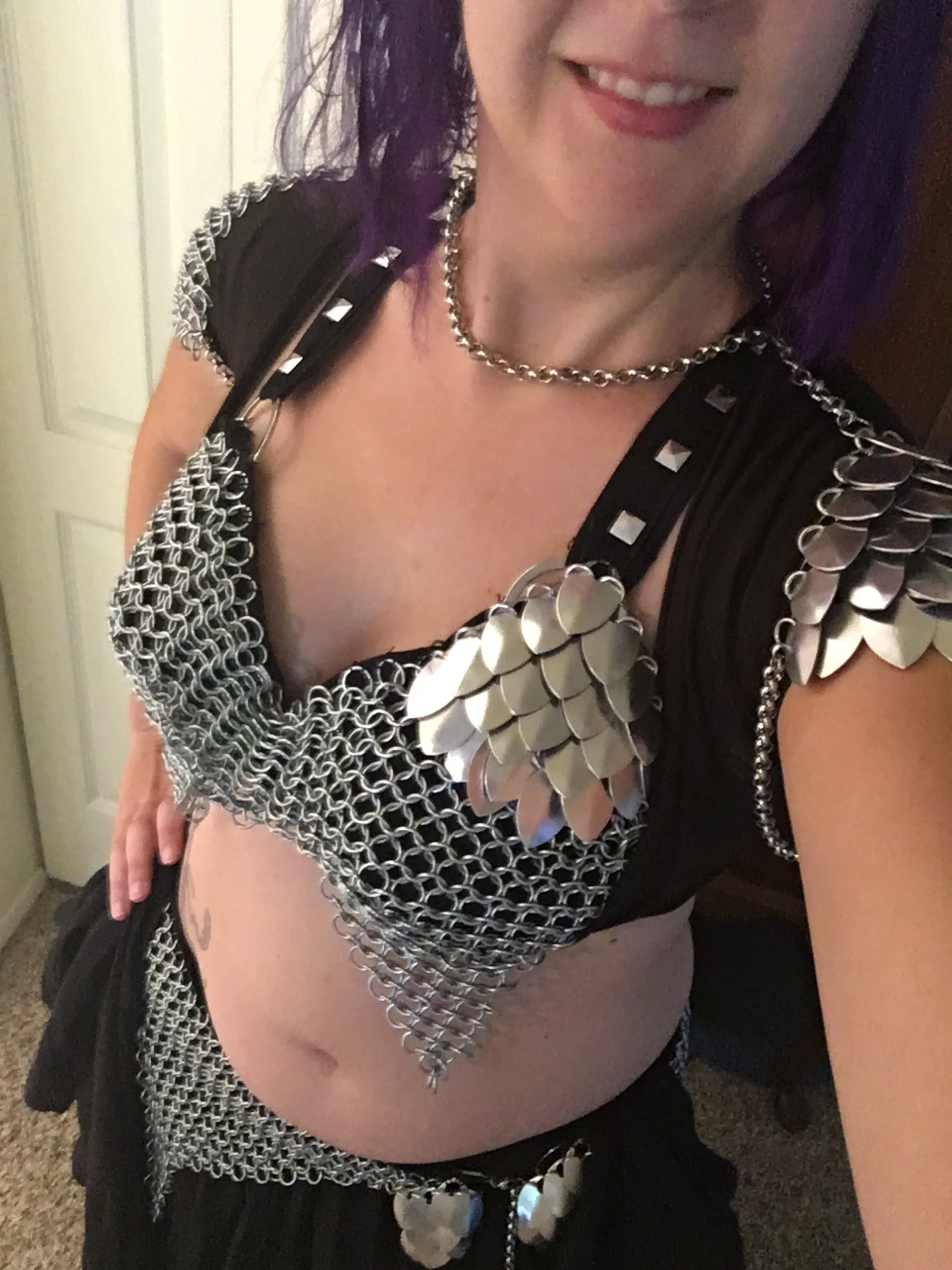 Flissy's version of the chainmaille costume