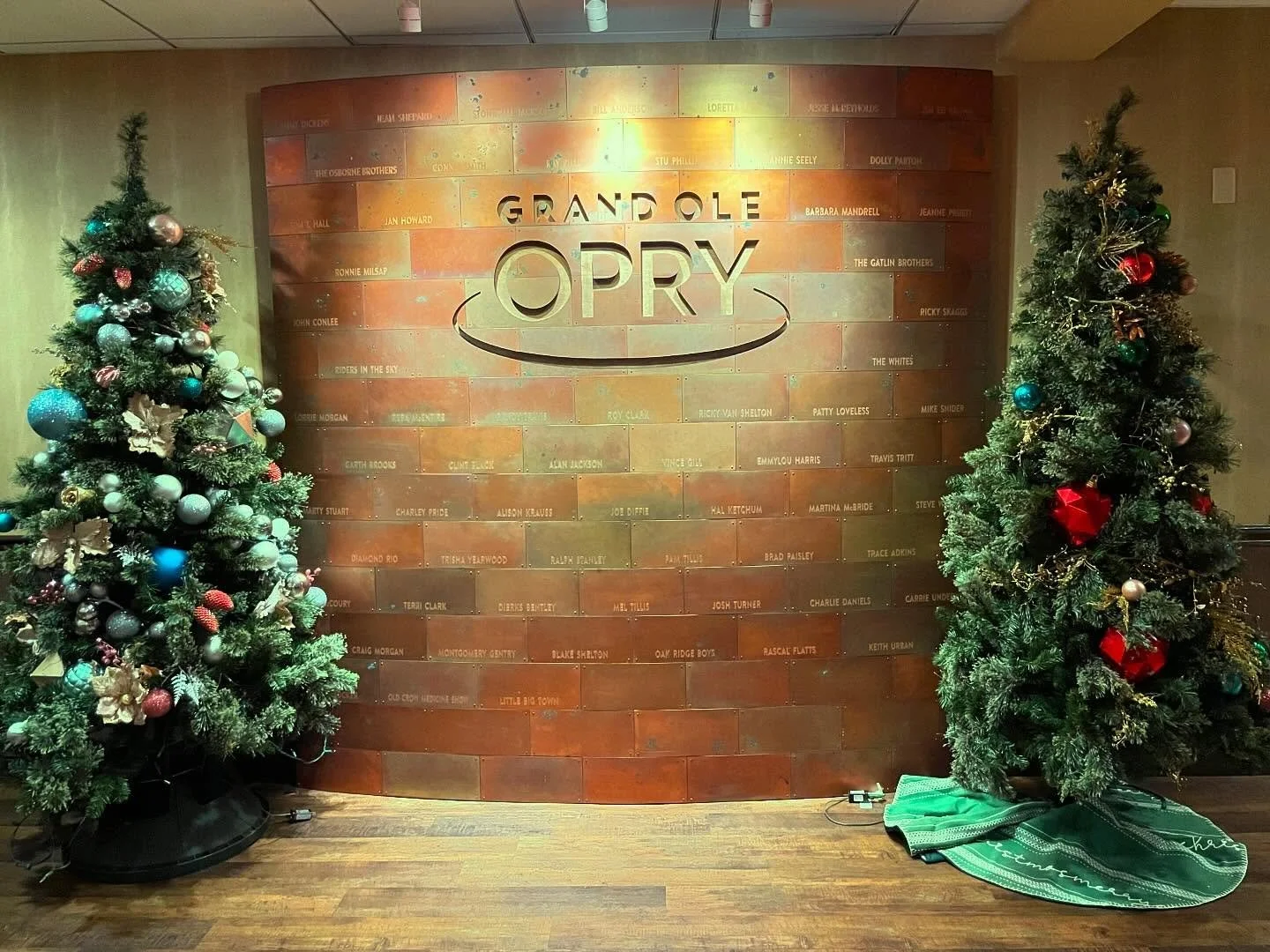 Christmas in August, Opry style.