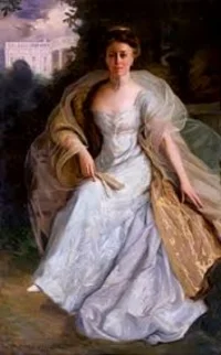 Helen Taft in her official White House Portrait.