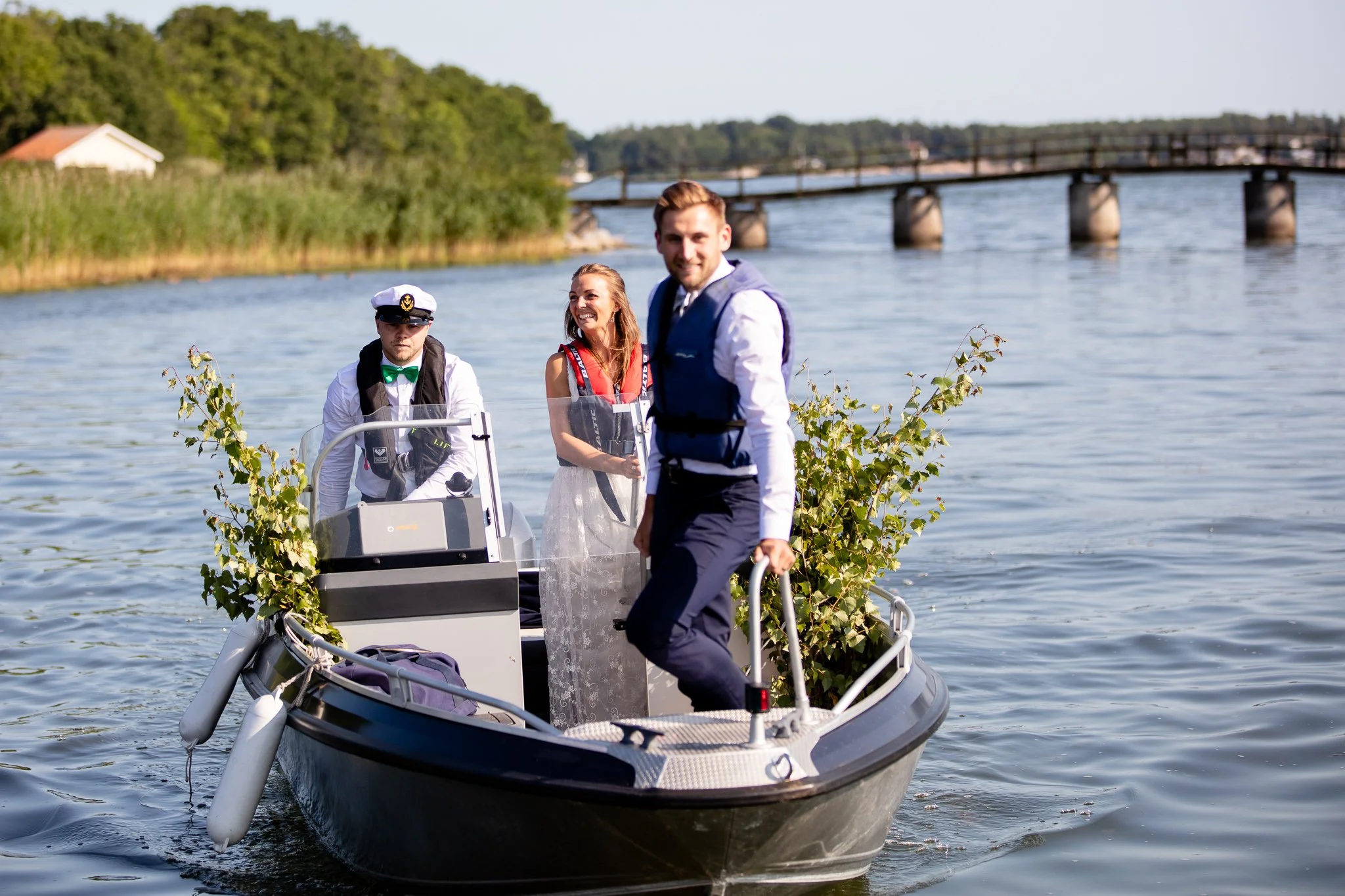 bröllopsfotografering gränsö slott