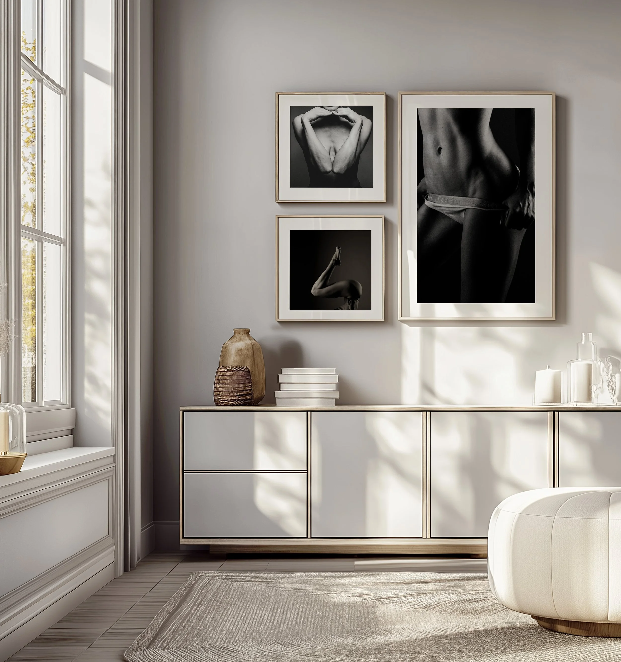 Calvin Klein Classic- Timeless Elegance in Monochrome Silhouette.jpg
