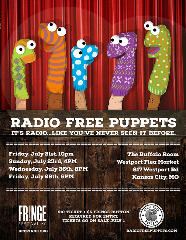 Radio Free Puppets promo poster