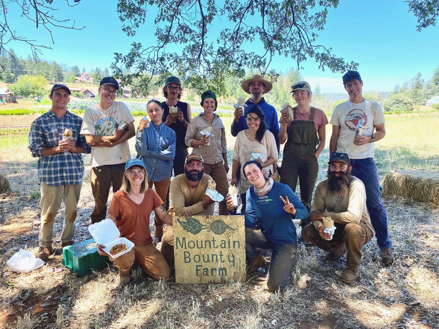 Crew photo in honor of burrito day!! It&rsquo;s been a tough couple of weeks considering it&rsquo;s July, the nearby fires, and a few crew members out with Covid. Aside all that, this crew is kicking ass getting things done around here and we are all