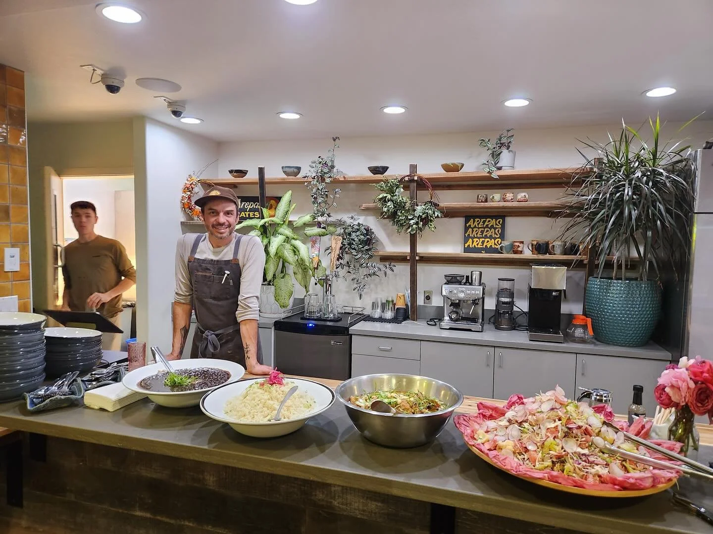 This week our staff celebrated another successful year of providing fresh, organic produce to our community. We were lucky enough to have our party at @comedorgv &mdash; where Chef Rene and his team cooked up an absolutely delicious spread for us. If