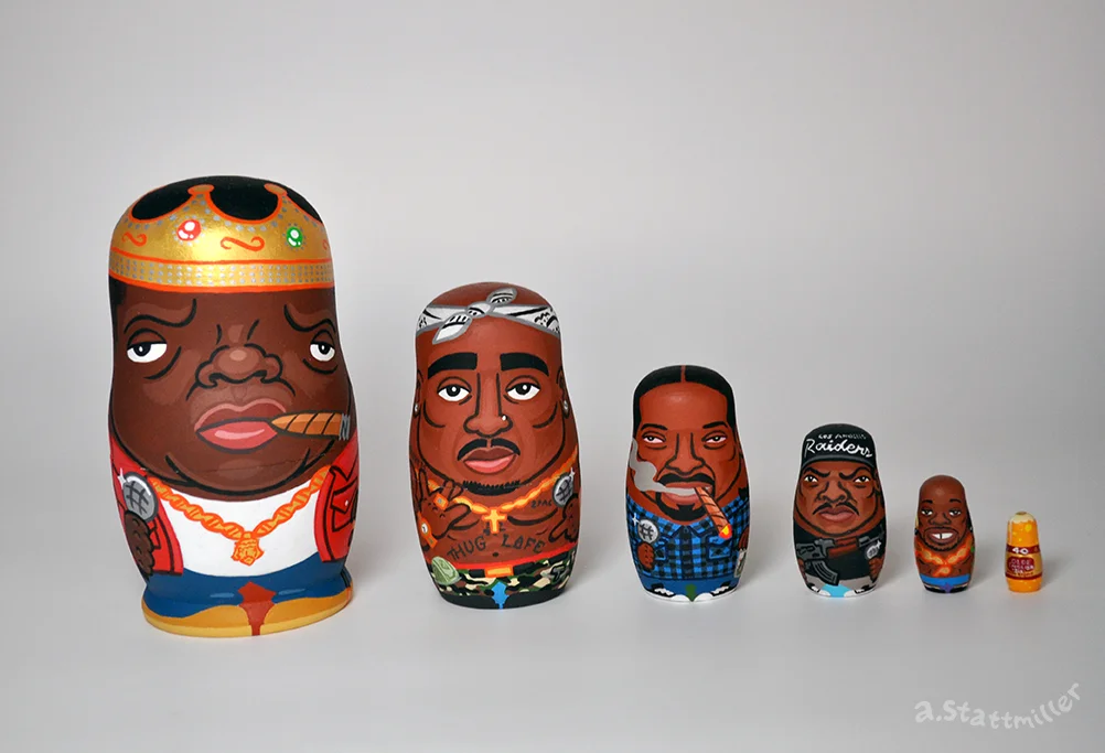 Hip Hop Nesting Dolls