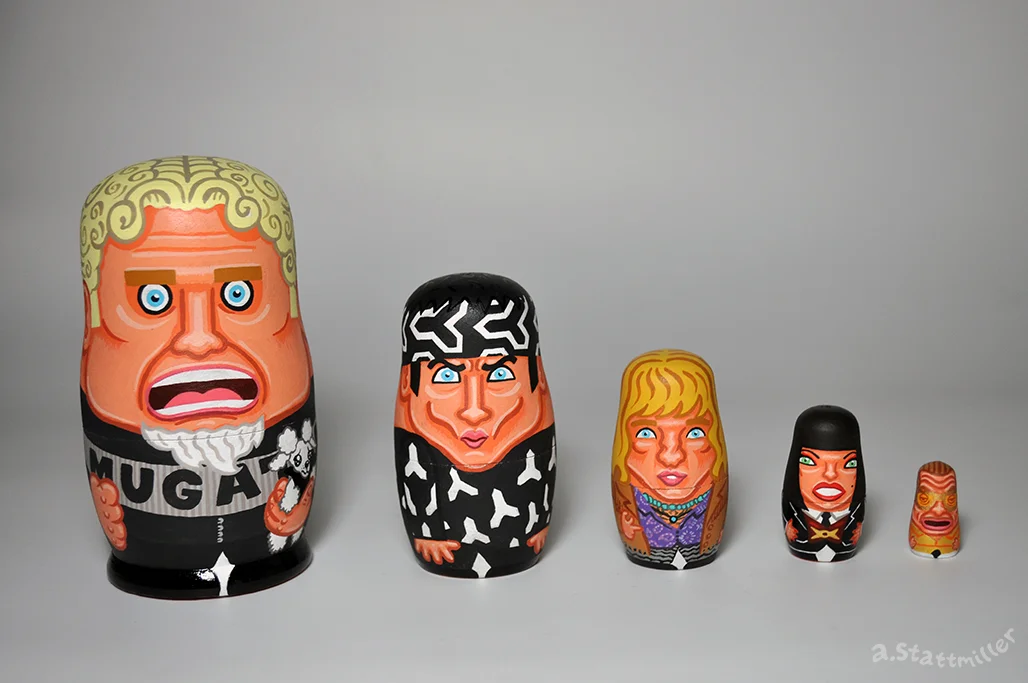 Zoolander Nesting Doll.