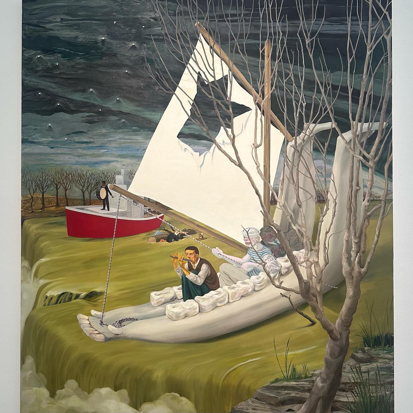 Nicole Eisenman @nicoleeisenman show at MCA Chicago @mcachicago. Powerful.

#laurasolomonfineart #lsfa #artadvisor #apaa #nicoleeisenmann #mcachicago