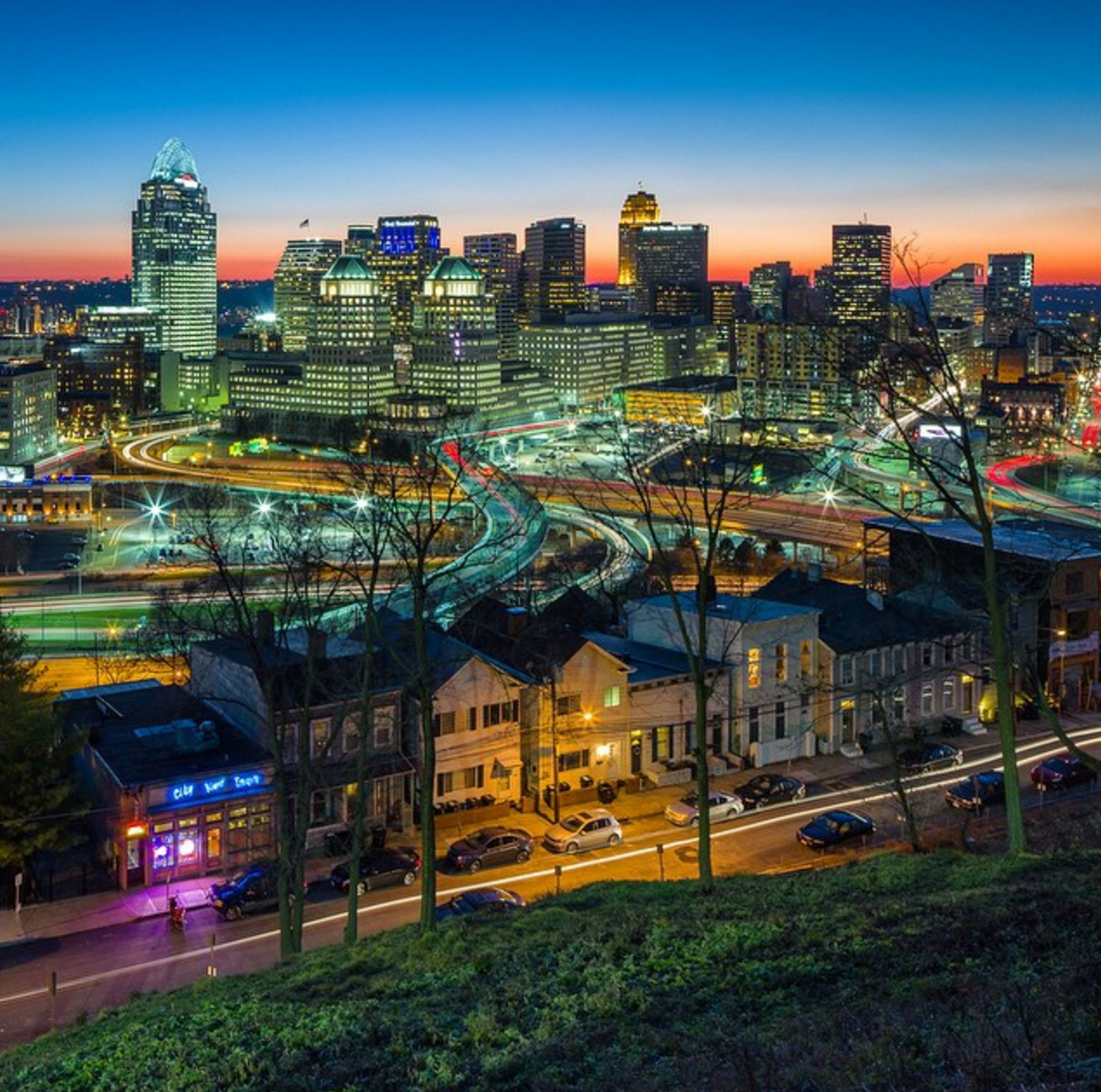 Photo by @marktepe from Mt. Adam's in Cincinnati, Ohio
