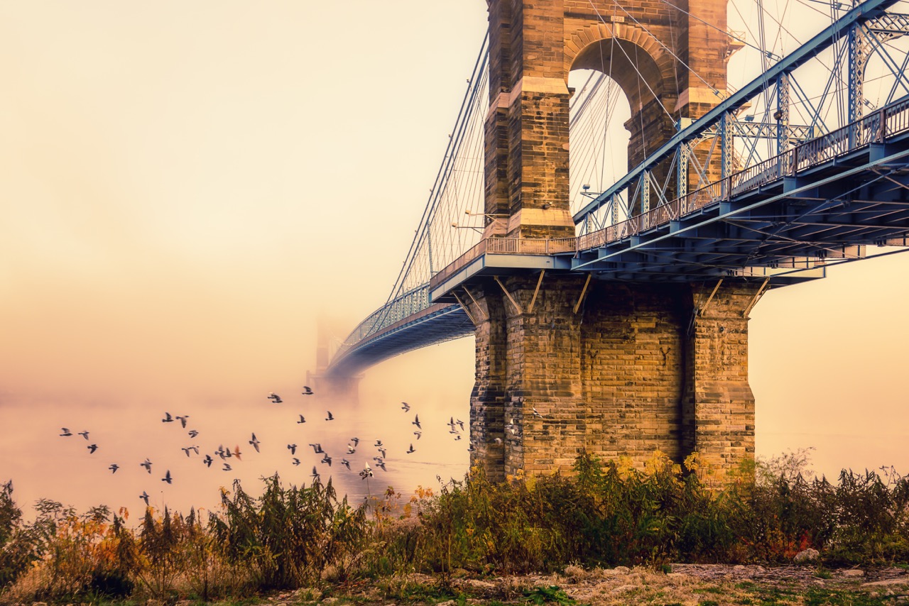 Photo by @gmsvachphotography at the Roebling Suspension Bridge