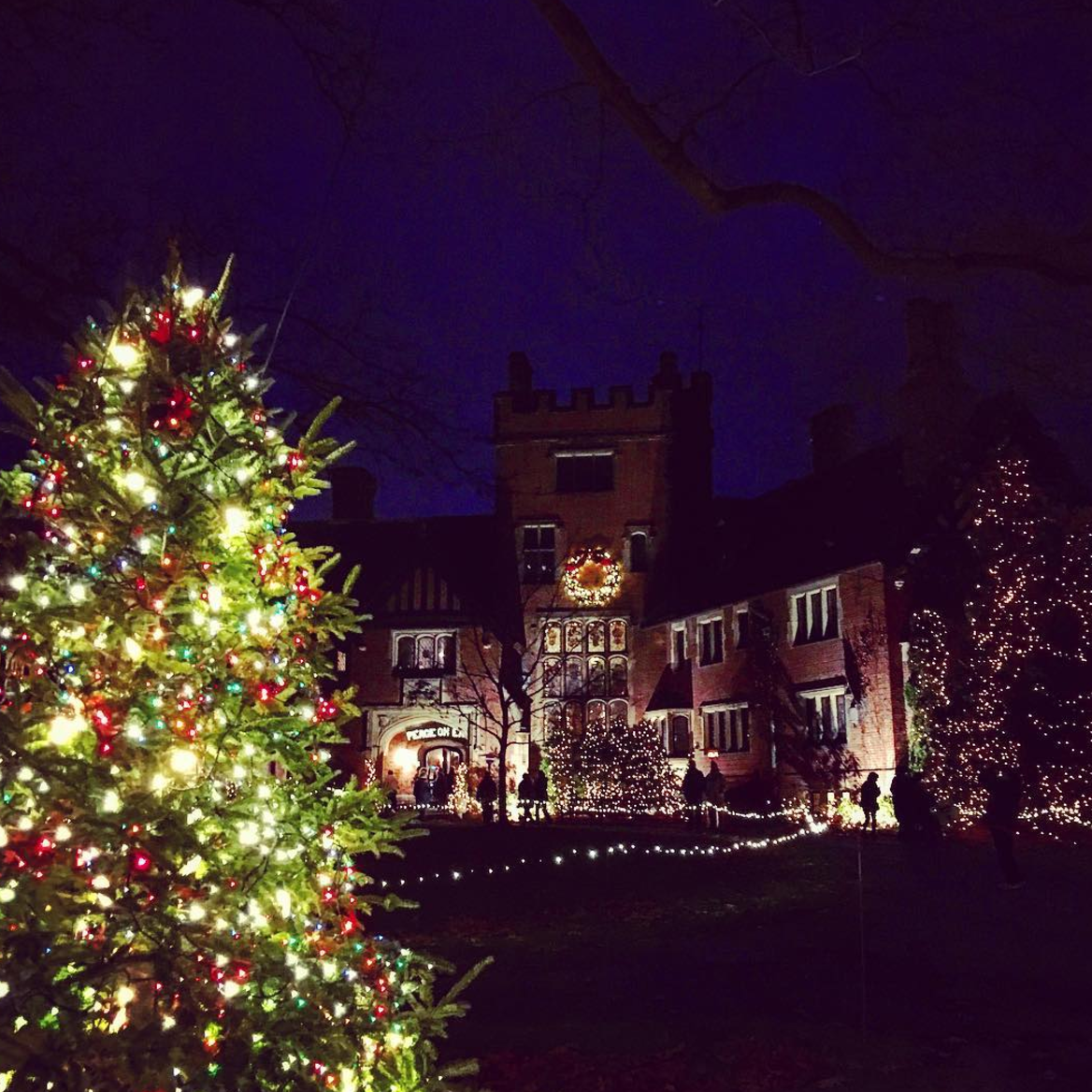 Photo by @megan.conley12 at Deck the Hall at Stan Hywet Hall & Gardens in Akron, Ohio