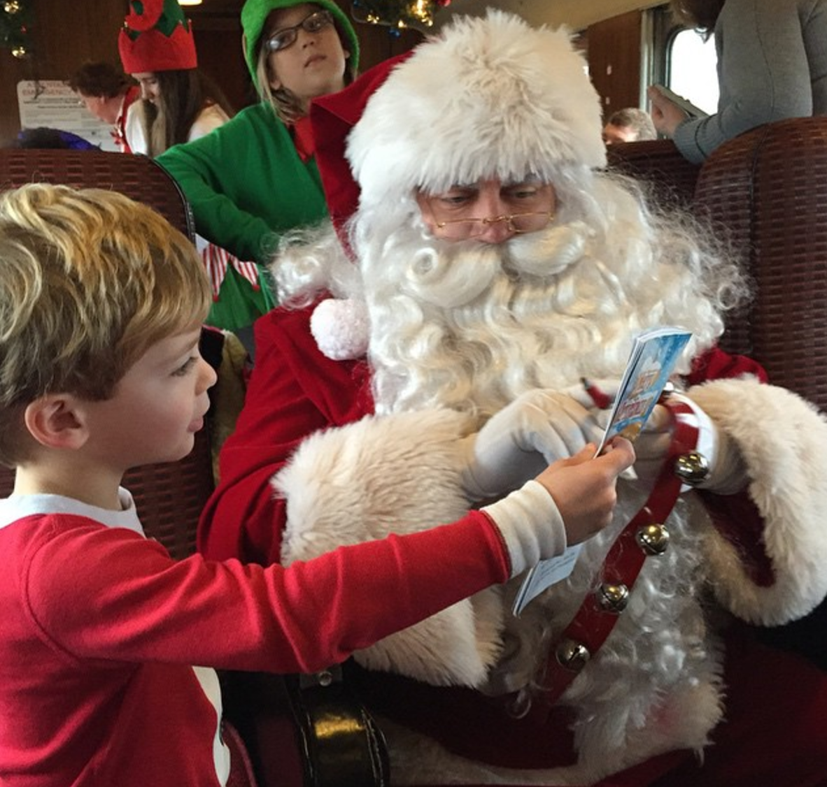 Photo by @vwfinney on the Polar Express at Dennison Depot