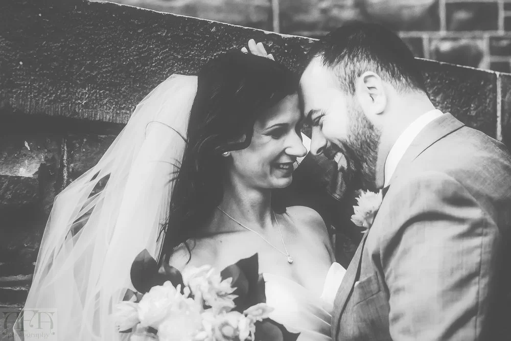 "From the moment Alana walked in, she had a way of calming me and adapting to the situation at hand, while being very flexible with our constantly updated timeline. She gave me one less thing to stress about, allowing me to fully trust in her. The men all said they had a great time with Christian while waiting for the girls, and vibed well with him. When it came to shooting for the First Look, ceremony, and reception, Alana and Christian had a way of not letting us know they were there while still getting the best shots. They were extremely patient while we tried to gather family for group photos, creative in finding cool and different locations for shooting, and just had the nicest demeanors that made everybody feel comfortable and confident with them. It was a true joy having them as our photographers!!" Athena Page