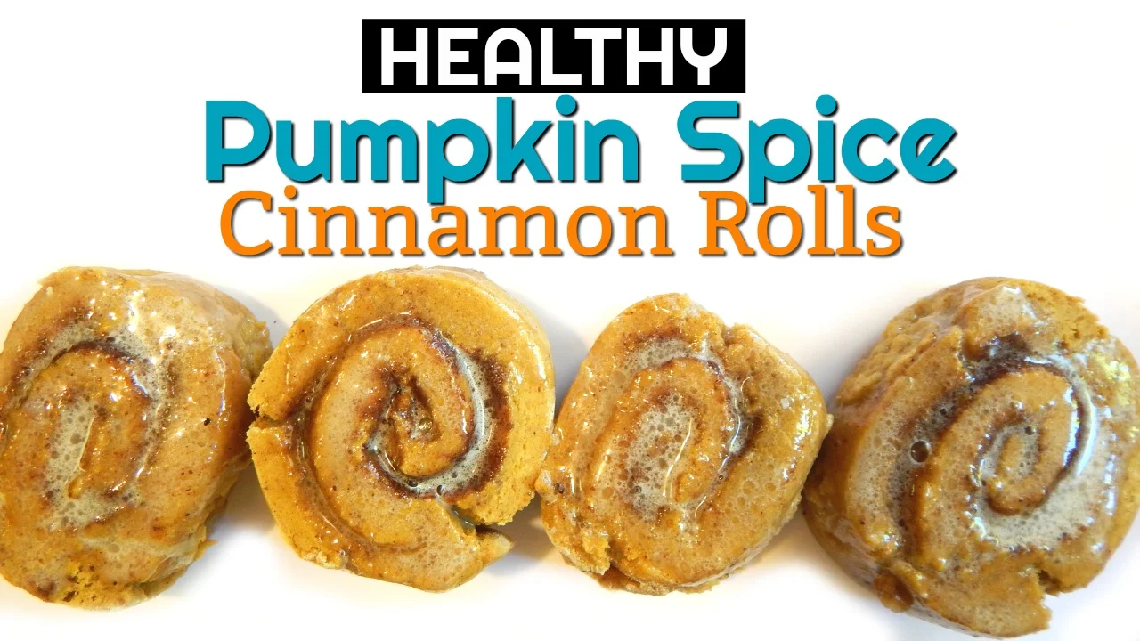 Healthy Pumpkin Spice Cinnamon Rolls