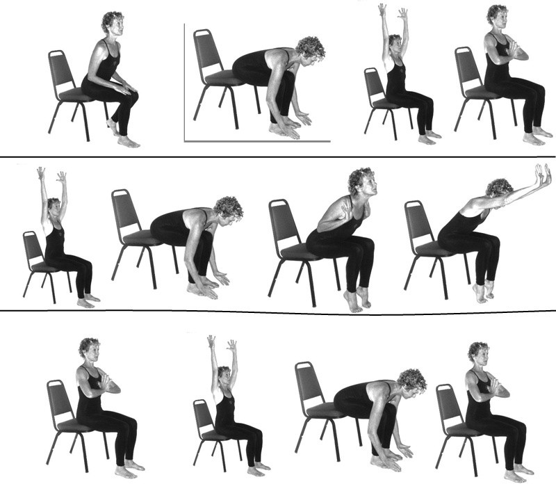 Chair Yoga Sequence For Seniors | Kayaworkout.co