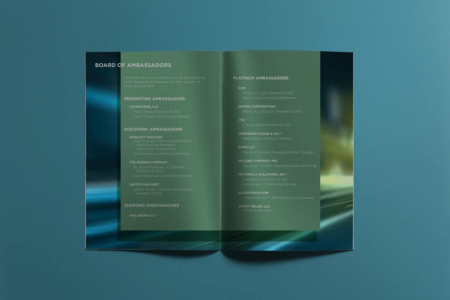 Invitation Booklet - Interior Spread