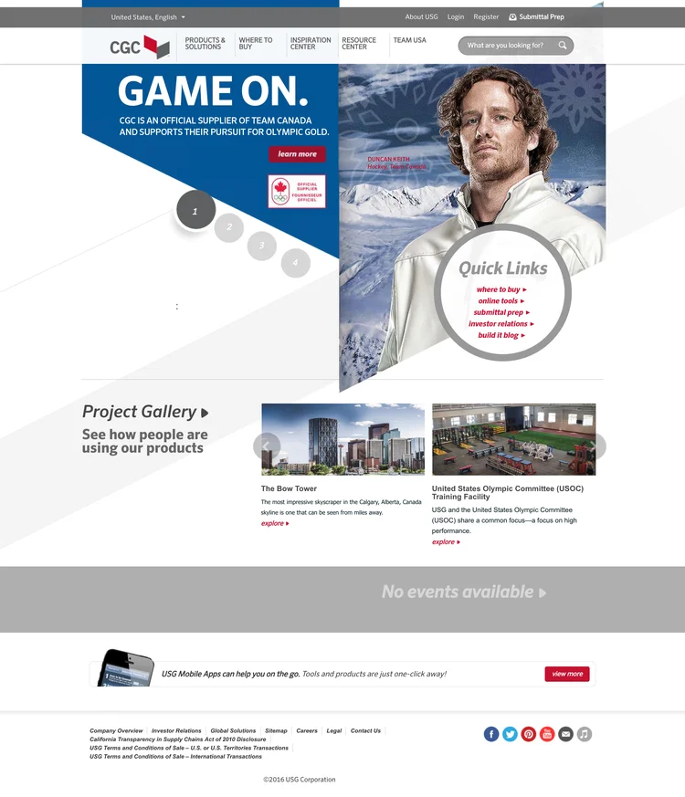 Web page - Hero Banners