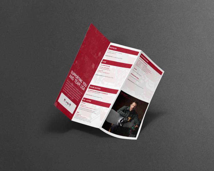 Games Schedule Brochure (Back)