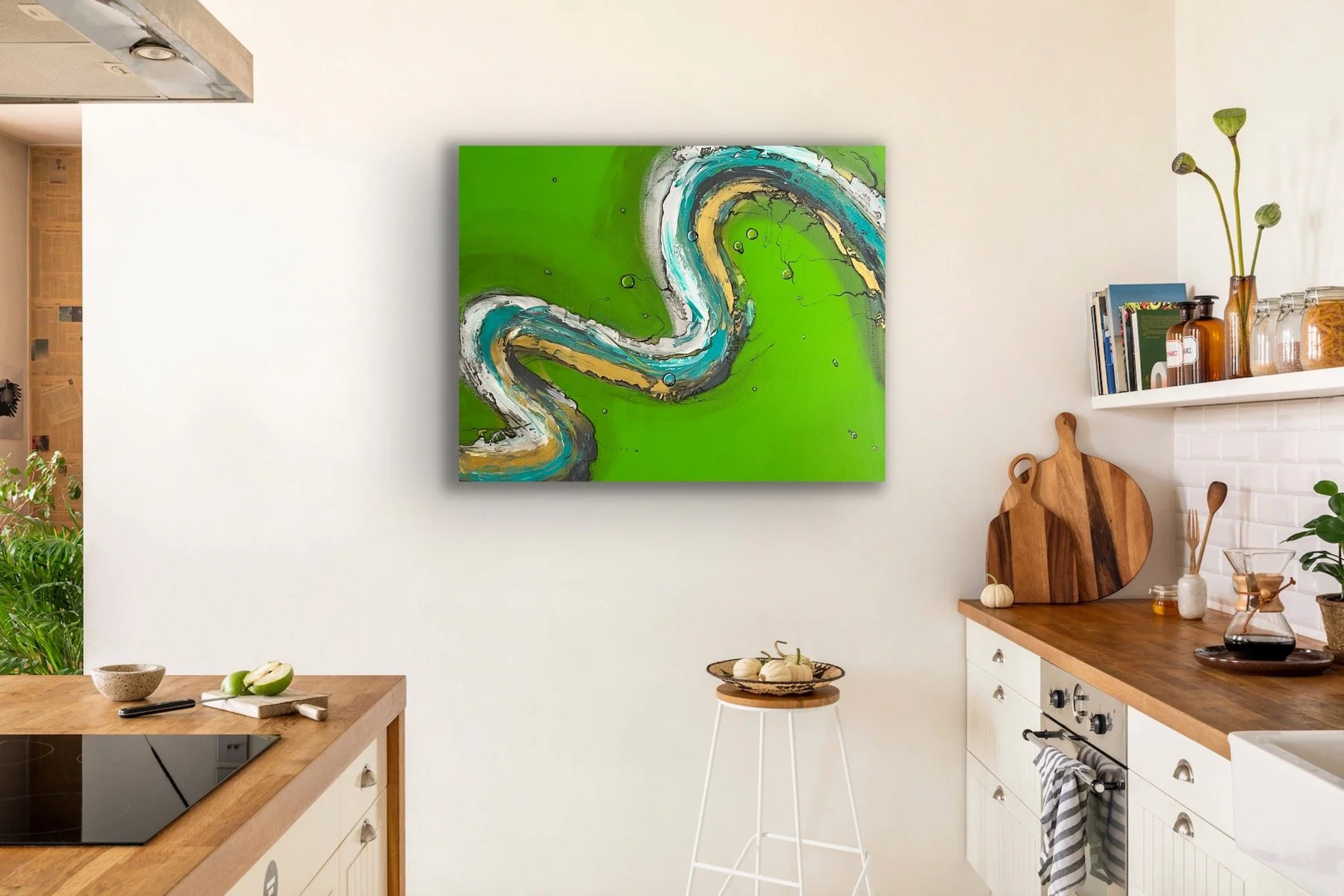 Sinuous Green (display)