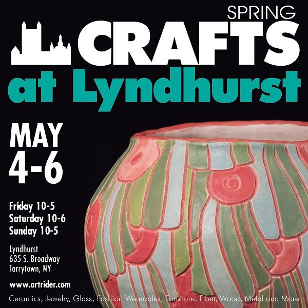 Two weeks from today&mdash;join me at Spring Crafts at Lundhurst in Tarrytown under the big tent Friday May 4 to Sunday May 6! I&rsquo;ll be selling vases, tiles, trays, and some new extra large vessels. Hope to see lots of you there! #westchester #h