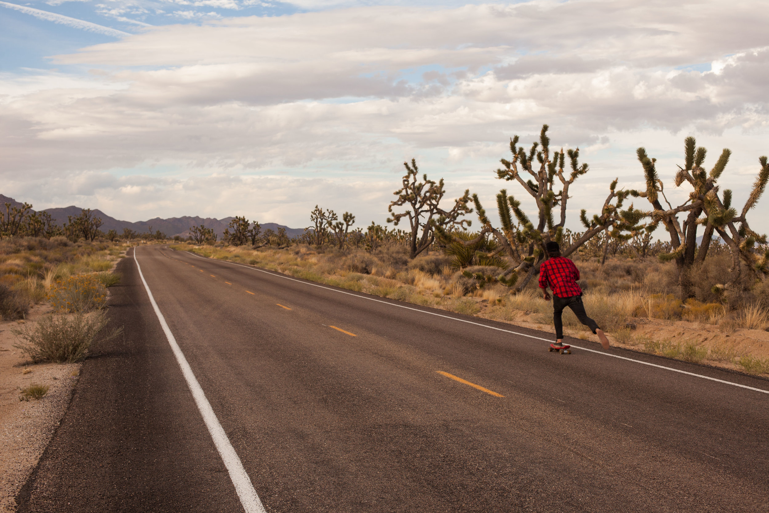 Penny sesh through the Mojave