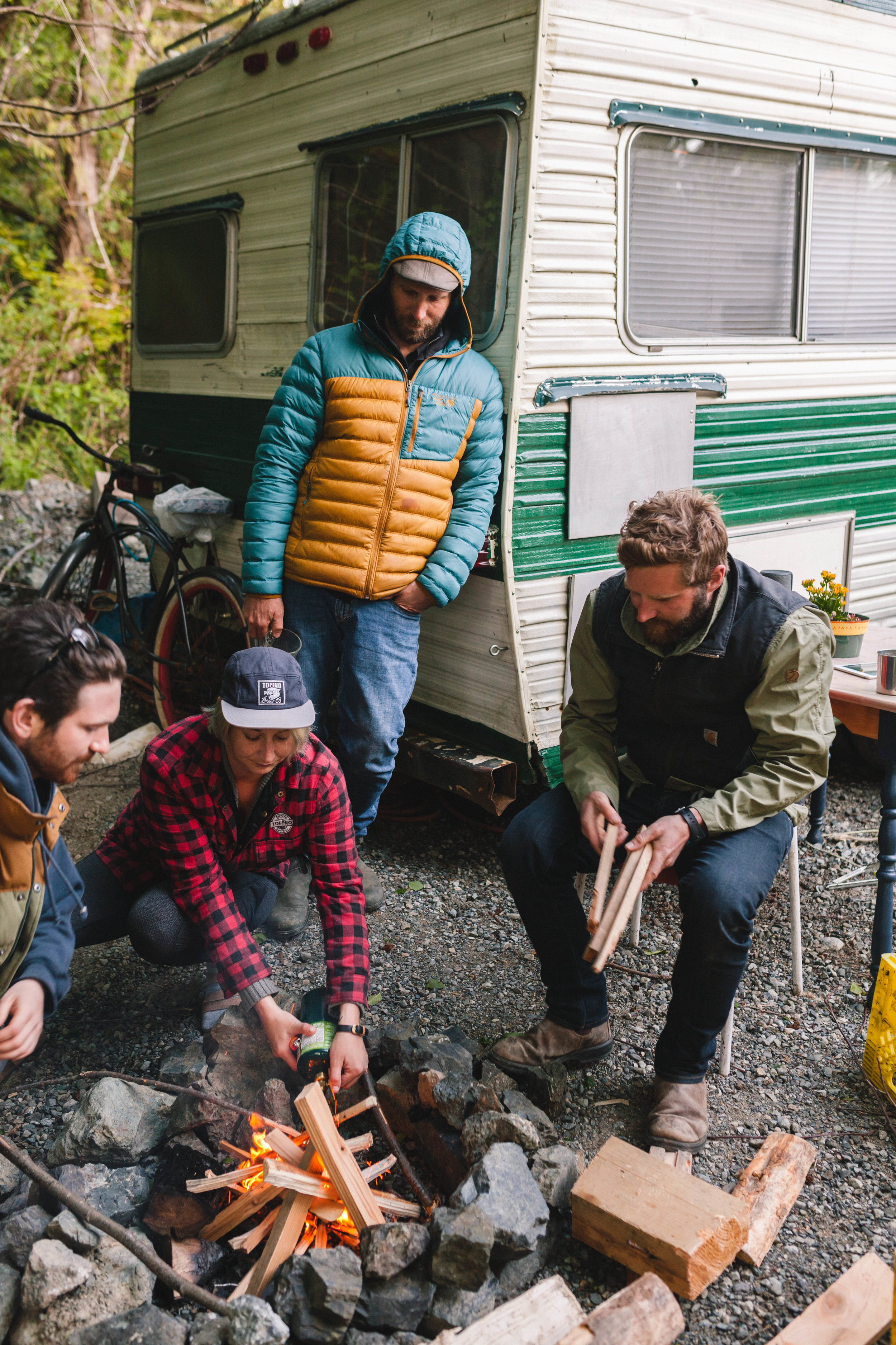 Trailer Park campfire