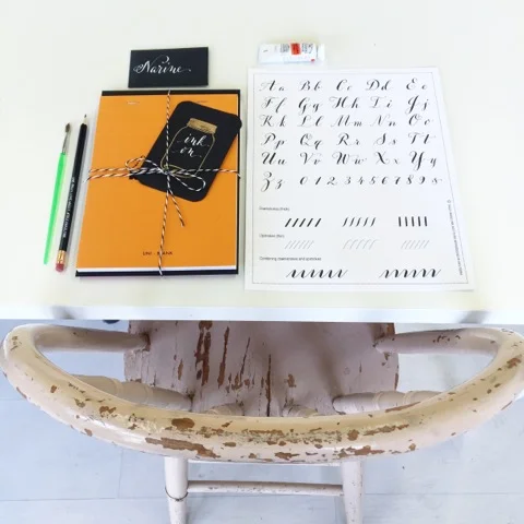 Calligraphy Workshop at Petit Bizoo