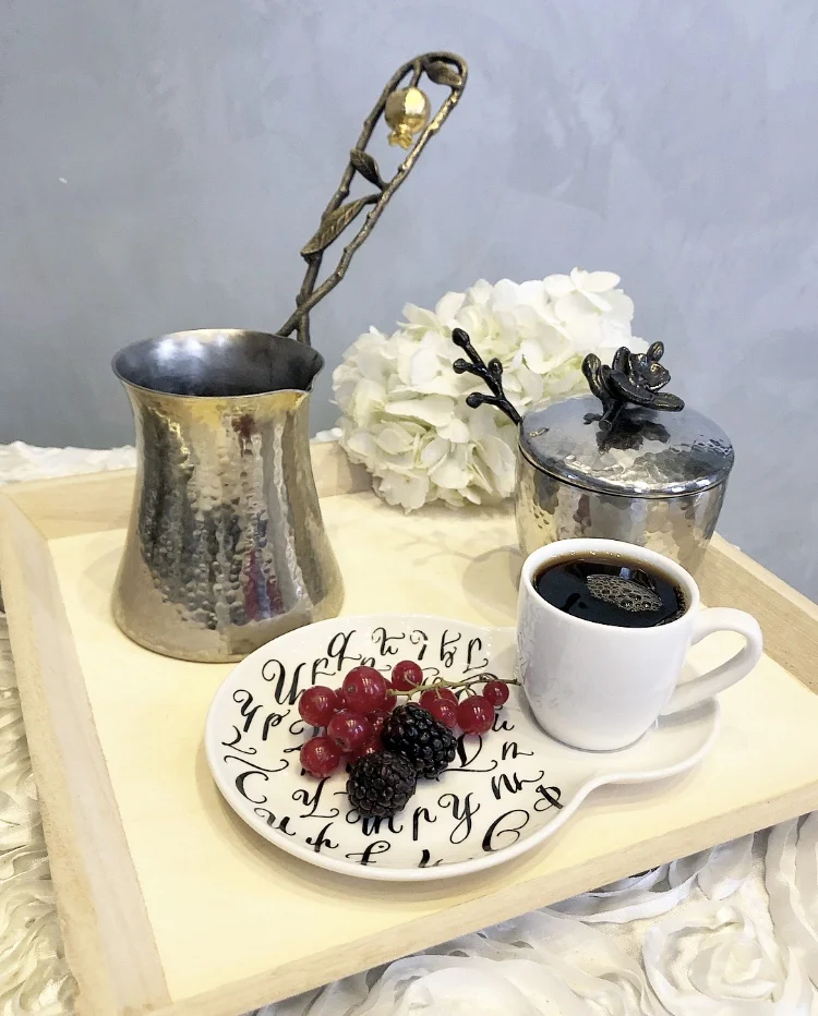 Armenian coffee and cups