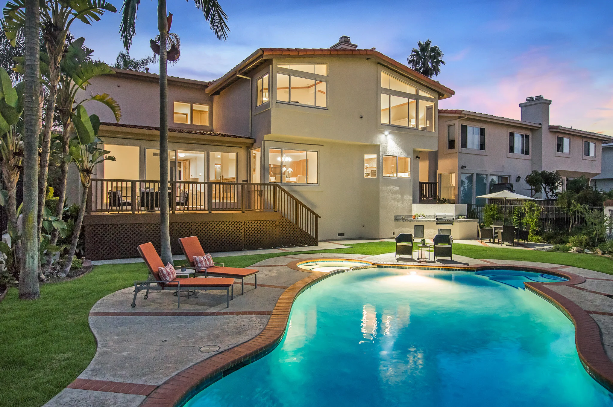 Los Angeles Real Estate Photographer Residential Home Twilight