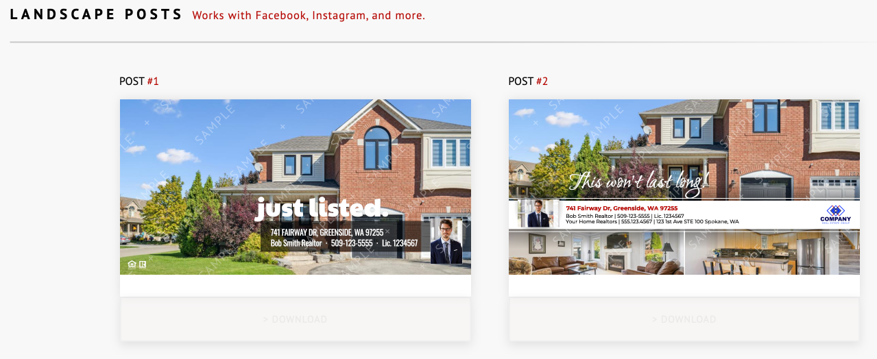 Landscape Posts