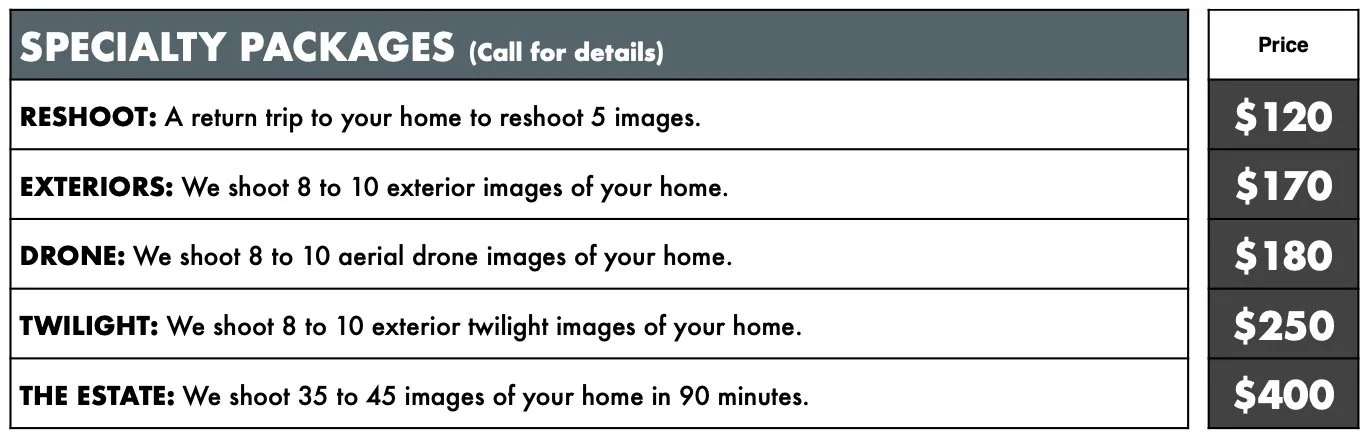 L.A. Real Estate Specialty Pricing