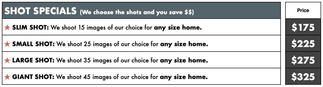 L.A. Shot Special Pricing