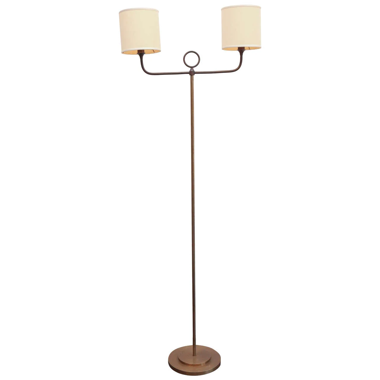 Brass Italian Floor Lamp