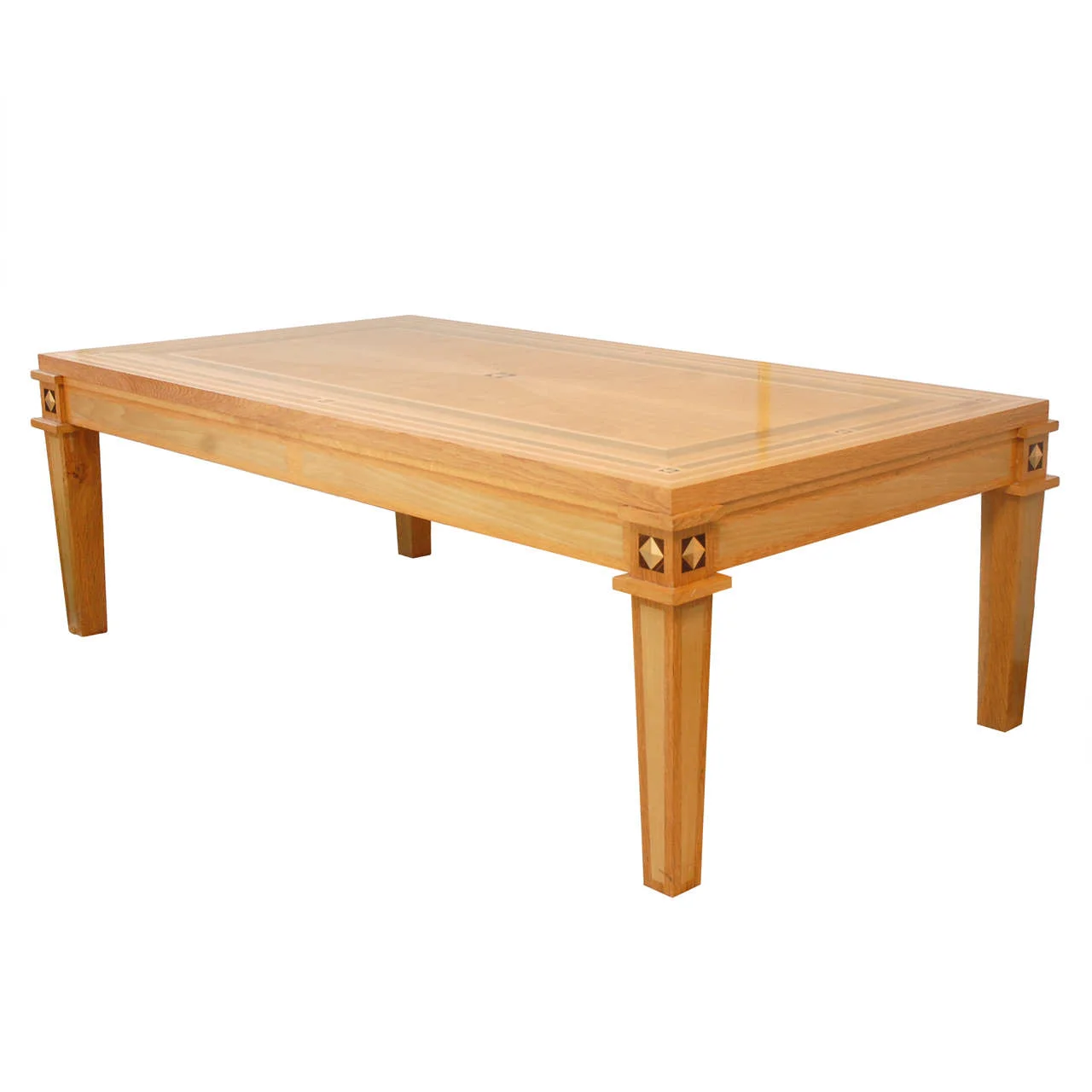 David Linley Marquetry Cocktail Table