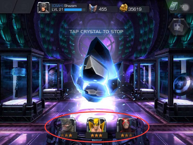Marvel Contest of Champions' successful implementation of a Gacha system to randomize rewards