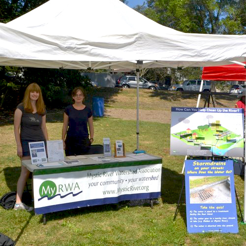 MyRWA performed community outreach about stormwater runoff at local festivals.