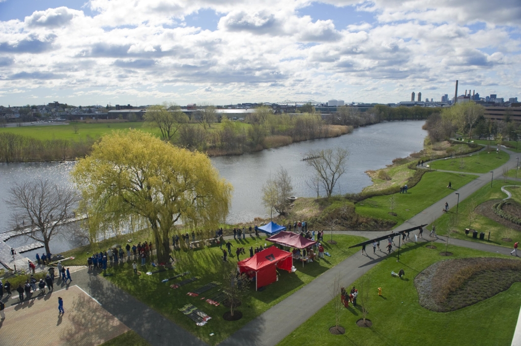 The Malden River at River’s Edge in Medford, MA. Photo credit: Greig Cranna