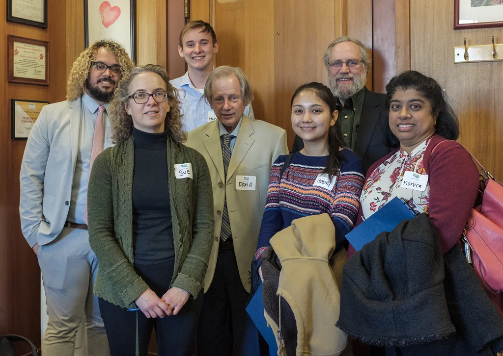 Policy Committee members at the Massachusetts Rivers Alliance state house lobby day. Photo: David Mussina
