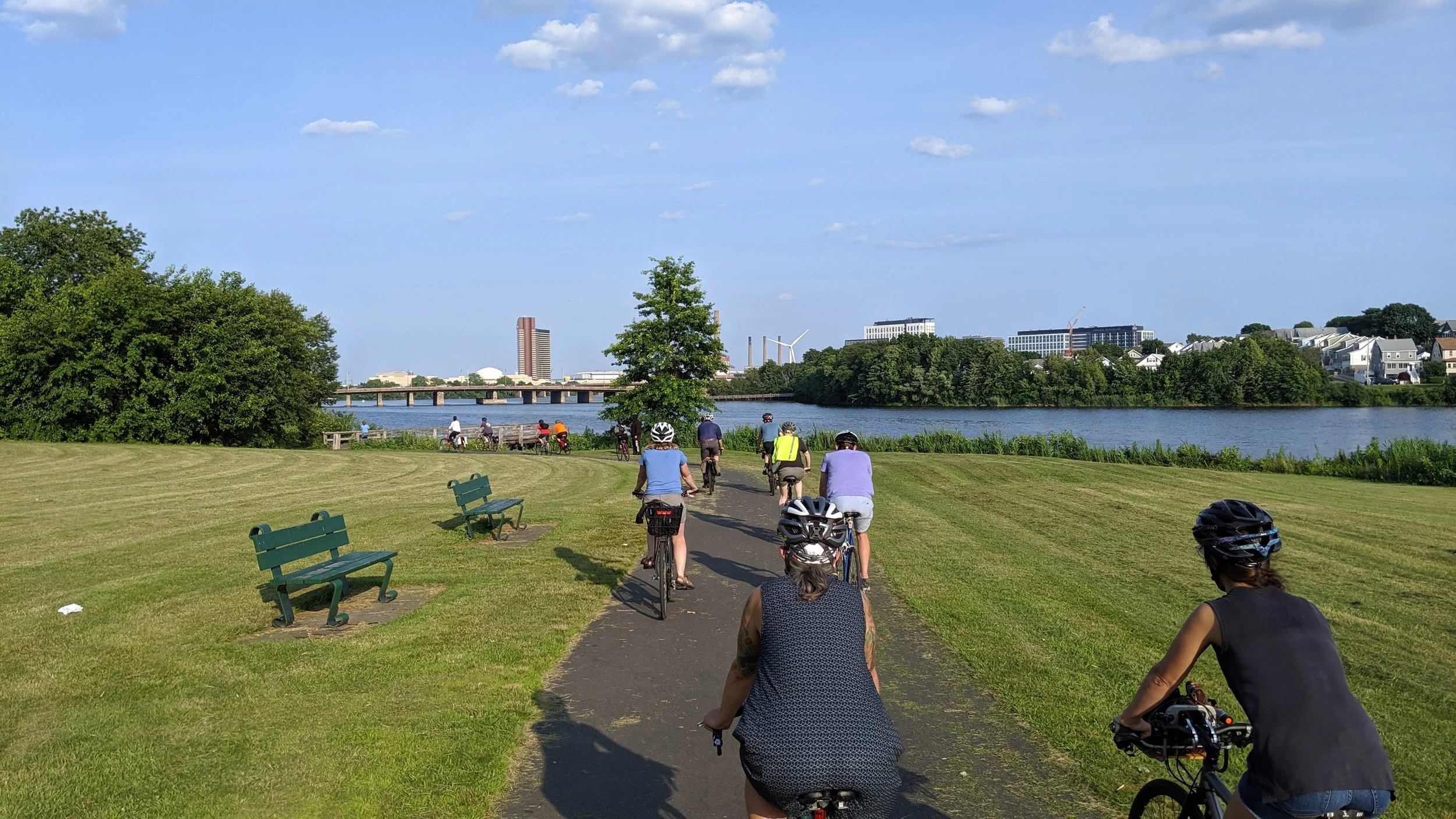 If you haven't been to Macdonald Park in a while you should check it out. Newly paved paths, new overlook/ boat launch onto the Mystic, swallow boxes, tree labels and more! - Medford