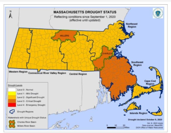 MA DROUGHT ALERT - October 2020